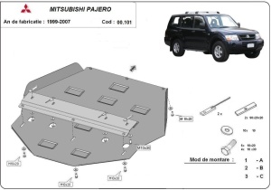 Scut cutie de viteză Mitsubishi Pajero 3 (V60, V70) Vers. 2.0 1999 - 2007 - Img 3