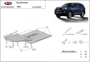 Scut cutie de viteză și reductor Kia Sorento 2006 - 2010 - Img 3