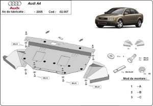 Scut motor Audi A4 B6, 2.5 tdi 2000 - 2005 - Img 3