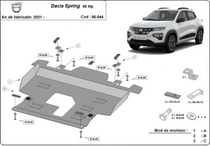 Scut motor Dacia Spring 2021 - 2024 - Img 3