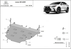 Scut motor Lexus NX AZ20 2021 - 2026 - Img 3