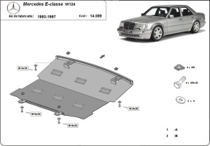Scut motor Mercedes E-Class W124 1993 - 1997 - Img 3