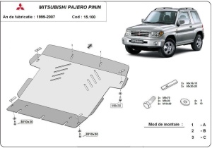 Scut motor Mitsubishi Pajero Pinin 1997 - 2007 - Img 3
