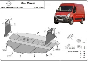 Scut motor Opel Movano 2010 - 2020 - Img 3