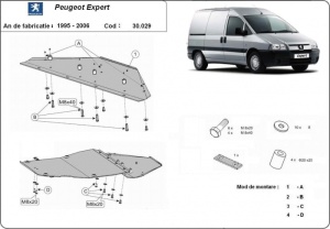 Scut motor Peugeot Expert 1995 - 2006 - Img 3