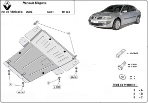 Scut motor Renault Megane 2 2004 - 2008 - Img 3