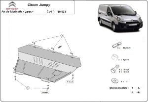 Scut motor și cutie de viteză Citroen Jumpy 2007 - 2016 - Img 3