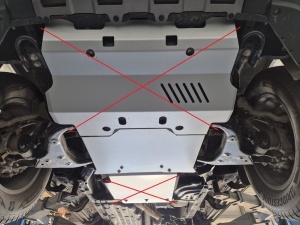 Scut motor si grup fata Toyota Land Cruiser 250 - Aluminiu 2024 - 2026 - Img 5