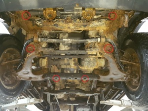 Scut motor și radiator Mitsubishi Pajero Sport 1 1998 - 2007 - Img 4
