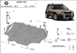 Scut motor Skoda Yeti 2011 - 2017 - Img 3