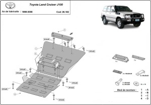 Scut motor Toyota Land Cruiser J100 1998 - 2008 - Img 3