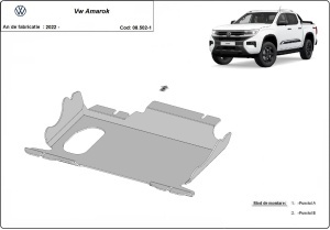 Scut motor Volkswagen Amarok 2022 - 2026 - Img 2