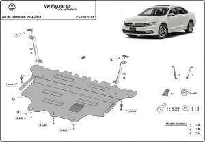 Scut motor Volkswagen Passat B8 - cutie de viteză automată 2014 - 2023 - Img 3