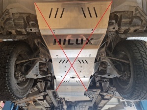 Scut reductor din aluminiu Toyota Hilux Invincible 2021 - 2026 - Img 4