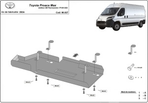 Scut rezervor AdBlue Toyota Proace Max - P1001282 2024 - 2026 - Img 3