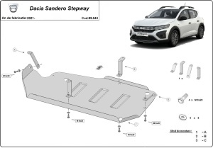Scut rezervor Dacia Sandero Stepway 2021 - 2026 - Img 3