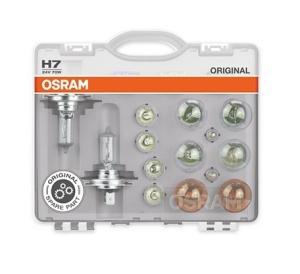 SET BECURI AUTO DE REZERVA CAMION 24V H7 OSRAM - Img 1