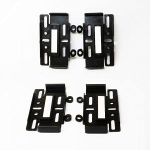 Set Suport numar inmatriculare SLIM NEGRU - Img 2
