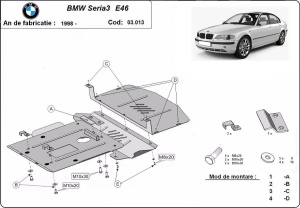 Scut motor BMW Seria 3 E46 - Benzină 1998 - 2004 - Img 3