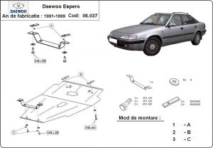 Scut motor Daewoo Espero 1991 - 1999 - Img 3