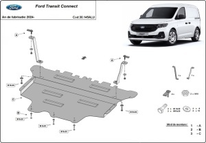 Scut motor din aluminiu Ford Transit Connect 2024 - 2026 - Img 3