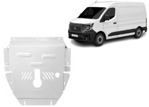 Scut motor din aluminiu Nissan Interstar 2024 - 2026