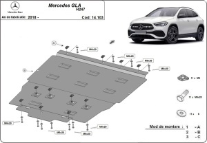 Scut motor Mercedes GLA H247 2018 - 2026 - Img 3