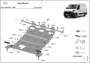 Scut motor Opel Movano 2022 - 2026 - Img 3