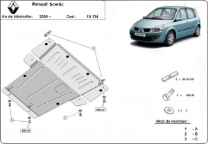 Scut motor Renault Scenic 2004 - 2008 - Img 3
