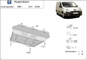 Scut motor și cutie de viteză Peugeot Expert 2006 - 2016 - Img 3