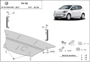 Scut motor și cutie de viteză VW Up 2011 - 2026 - Img 3