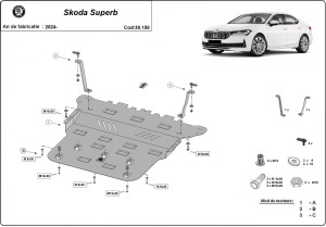 Scut motor Skoda Superb 4 2024 - 2026 - Img 3