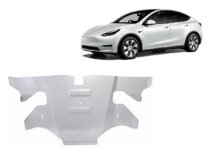 Scut motor spate din aluminiu Tesla Model Y AWD 2020 - 2023