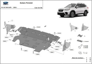 Scut motor Subaru Forester 2018 - 2024 - Img 3