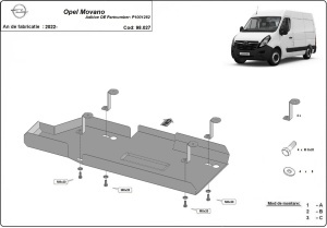 Scut rezervor AdBlue Opel Movano 2022 - 2026 - Img 3