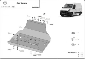 Scut rezervor Opel Movano 2022 - 2026 - Img 3