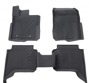 Set covorase cauciuc tip tavita originale Ford Ranger T6.2 ( Cabina Dubla ) 2024 - 2026