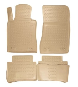 Set covorase din cauciuc bej Mercedes E-Class (W211) 2002 - 2009