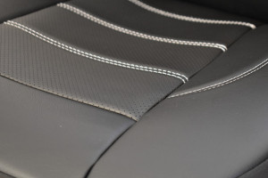 Set huse scaune piele artificiala EXCLUSIVE LEATHER negre - Img 3