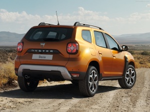 Ornament hayon cu inscriptie Dacia Duster 2 - model cu camera spate - Img 2