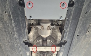 Scut antifurt din aluminiu pentru catalizator Toyota Corolla 2019 - 2026 - Img 4