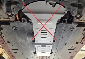 Scut antifurt din aluminiu pentru catalizator Toyota Prius 2019 - 2026 - Img 7