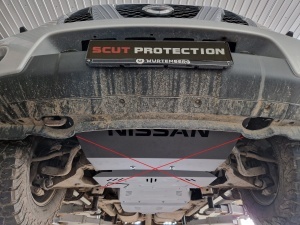 Scut cutie de viteză din aluminiu Nissan Navara 2005 - 2015 - Img 11