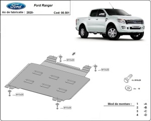 Scut cutie de viteză Ford Ranger 2020 - 2023 - Img 3