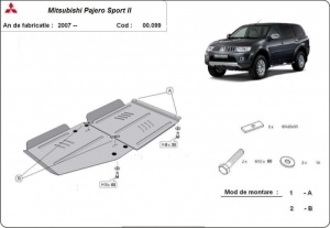 Scut cutie de viteză și radiator Mitsubishi Pajero Sport 2 2007 - 2026 - Img 3