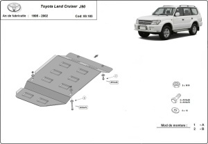 Scut cutie de viteză Toyota Land Cruiser j90 1995 - 2002 - Img 3