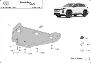 Scut diferențial din aluminiu Toyota RAV4 2026 - 2026 - Img 3