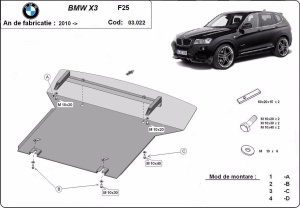 Scut motor BMW X3 - F25 2010 - 2017 - Img 3