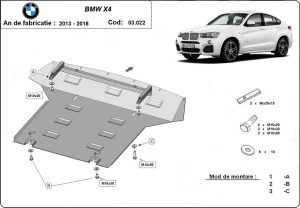 Scut motor BMW X4 2014 - 2018 - Img 3