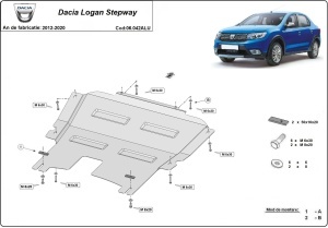 Scut motor din aluminiu Dacia Logan Stepway 2012 - 2020 - Img 3